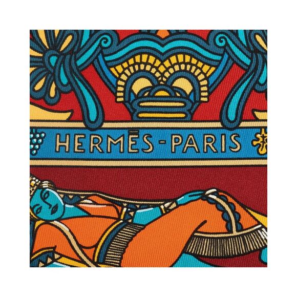 Pre Loved Hermes Silk Persepolis Scarf with  Carre Design - Excellent Condition - Picture 4 of 6